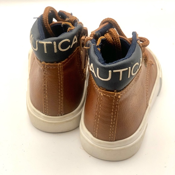LIKE NEW! Nautica Toddler Chukka Boots with Lace-Up and Zipper Ankle Size 5 - Picture 2 of 9